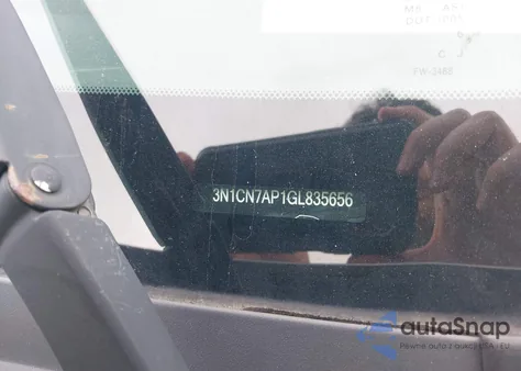 2016 Nissan Versa 1.6 S/1.6 S+/1.6 Sl/1.6 Sv from USA, damaged, VIN 3N1CN7AP1GL835656